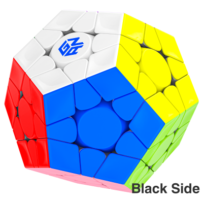 GAN Megaminx MagLev Stickerless Frosted - Black Side → MasterCubeStore