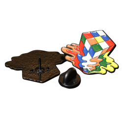 Colorful Melted Cube Brooch – Alloy Soft Enamel Pi → MasterCubeStore