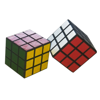 Professor Magic Cube Grid Pattern Puzzle Eraser Bl → MasterCubeStore
