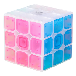 QiYi Ice Amber QiMeng 3x3 V3 Tiled Transparent → MasterCubeStore