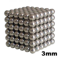 Neo Cubes 216 stk. 3mm Magnetic Balls Silver