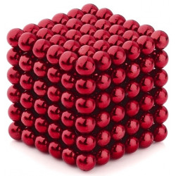 Neo Cubes 216 stk. 5mm Magnetic Balls Red