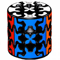 QiYi Gear Cylinder Black (Tiled)